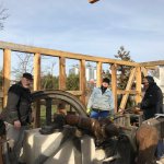 Pflege- und Montagearbeiten der Dampfmaschine