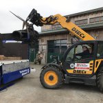 Verladung und &Uuml;berf&uuml;hrung der Dampfmaschine zum Betrieb von Jens Lachmann, Loger Landstra&szlig;e 5, L&uuml;chow (Wendland)